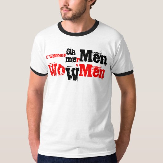 Wow-is één van onze favoriete werkwoorden!!! t-shirt (Voorkant)