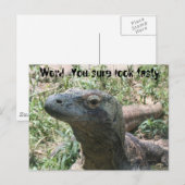 Wow!  Je ziet er wel lekker uit. Briefkaart (Voorkant / Achterkant)