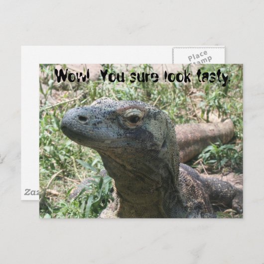 Wow!  Je ziet er wel lekker uit. Briefkaart (Voorkant / Achterkant)