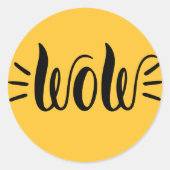 WOW JOURNALING PLANNERS RONDE STICKER (Voorkant)
