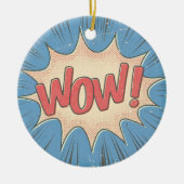 Wow! Keramisch Ornament (Voorkant)