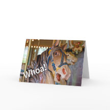 Wow! Kijk Wie is 40 Carrousel Horse Happy Birthday