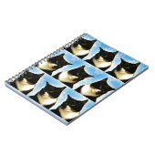 Wow leuk Tuxedo Cat Love Cute Photo Patroon Notitieboek (Linkerzijde)
