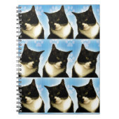 Wow leuk Tuxedo Cat Love Cute Photo Patroon Notitieboek (Voorkant)