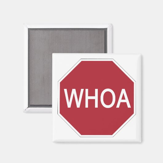 Wow Magneet (Voorkant / Achterkant)