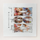 Wow mam Citaat Modern 6 Foto Collage White Legpuzzel (Horizontaal)