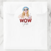 WOW Meisjes Esthetische Sticker | Cute Glitter Mod (Tas)