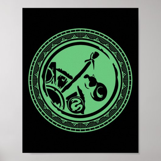 Wow Monk Role Playing Gamer  Poster (Voorkant)