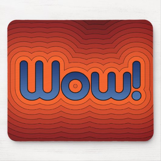 Wow! Mousepad Muismat (Voorkant)