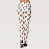 Wow Omg Retro Comic Strip Typography Leggings (Achterkant)