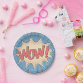 Wow! Papieren Bordje (Feest)