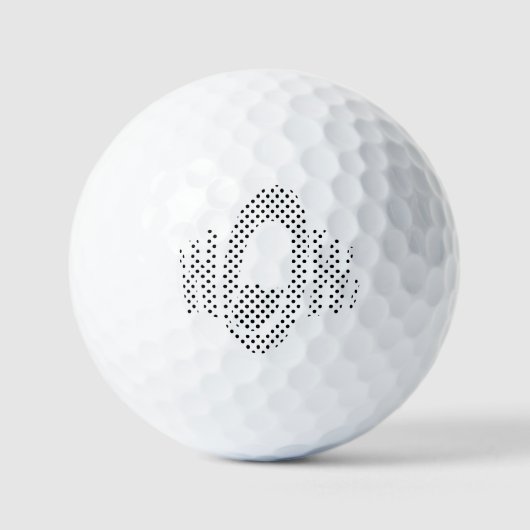WOW! Pop Art Custom Golf Balls - Fun Comic Style  Golfballen (Voorkant)