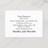 WOW Pop Art Visitekaartje (Achterkant)