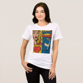 WOW! Pop Love and Soda Tri-Blend Shirt (Voorkant volledig)