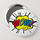 WOW! RONDE BUTTON 4,0 CM (Voorkant /achterkant)