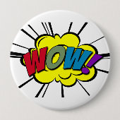 WOW! RONDE BUTTON 4,0 CM (Voorkant)