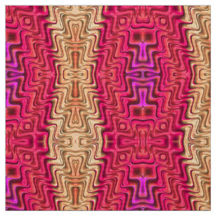 WOW! Roze Coral Gold  3D Stof
