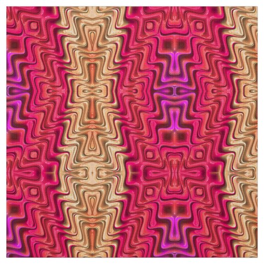 WOW! Roze Coral Gold  3D Stof (Swatch)