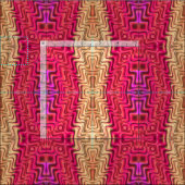 WOW! Roze Coral Gold  3D Stof (Delen)