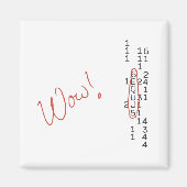 Wow SETI bericht Magneet (Voorkant)