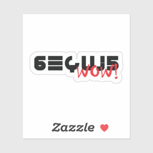 Wow! SETI-signaal 6EQUJ5 8/15/77 Sticker (Vel)