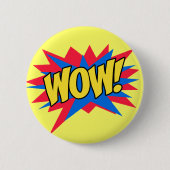 WOW spannend Ronde Button 5,7 Cm (Voorkant)