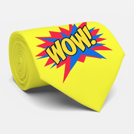 WOW spannend Stropdas (Opgerold)