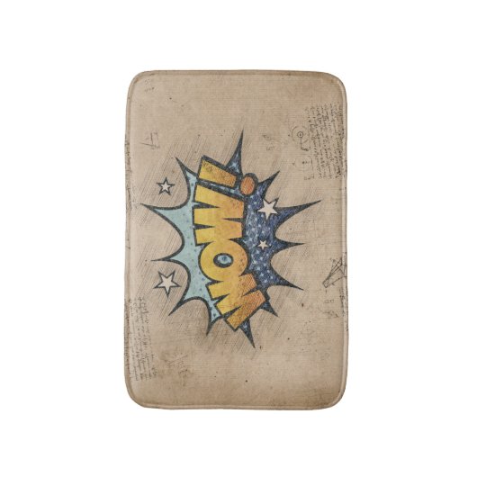 WOW! stripboek Steampunk Pop Badmat (Voorkant Verticaal)