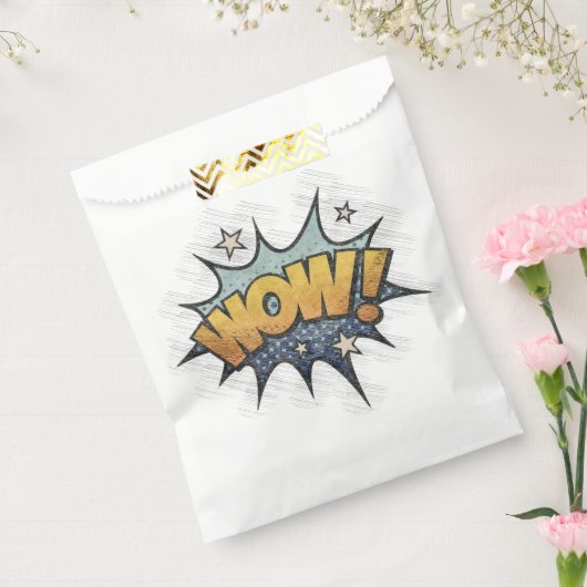 WOW!  stripboek Steampunk Pop Bedankzakje (Gezegeld)