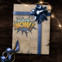 WOW! stripboek Steampunk Pop Cadeaupapier