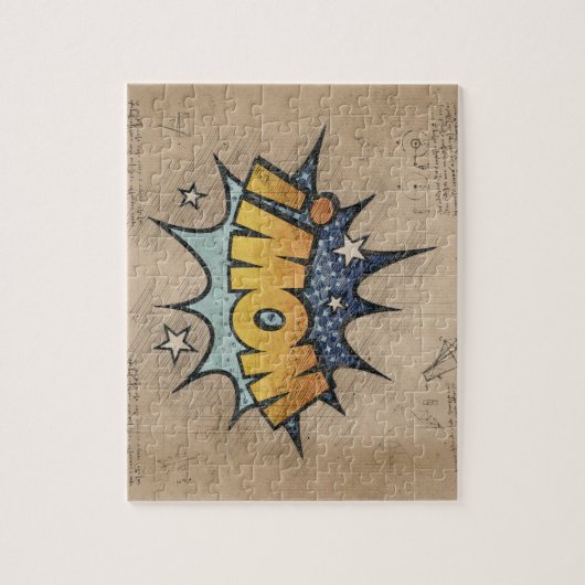 WOW!  stripboek Steampunk Pop Legpuzzel (Verticaal)