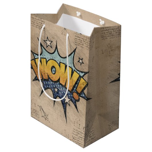 WOW!  stripboek Steampunk Pop Medium Cadeauzakje (Achterkant Gekanteld)