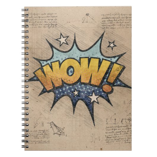 WOW! stripboek Steampunk Pop Notitieboek (Voorkant)