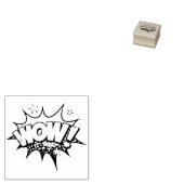 WOW! stripboek Steampunk Pop Rubberstempel (Gestempeld)