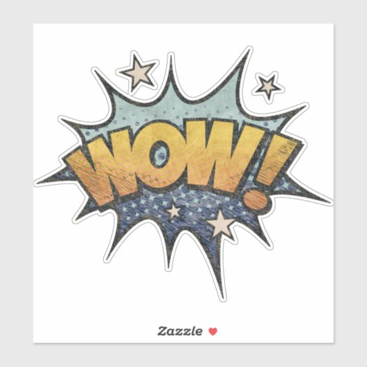 WOW! stripboek Steampunk Pop Sticker (Vel)