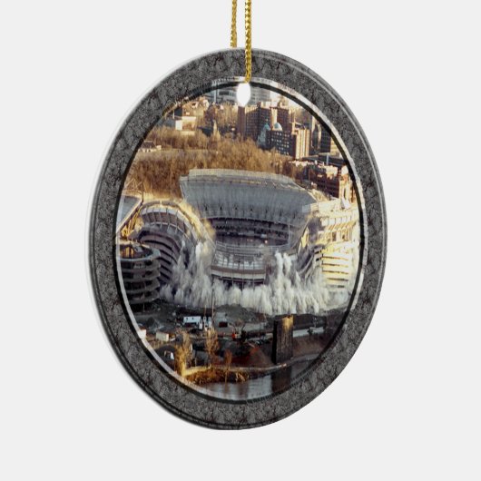 WOW Three Rivers Stadium-Ornament-2 zijdig Keramisch Ornament (Rechts)