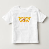 "WOW" Toddler T-shirt (Voorkant)