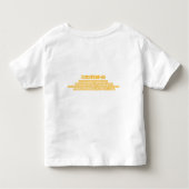 "WOW" Toddler T-shirt (Achterkant)