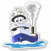 Wow vrachtschip sticker (Voorkant)