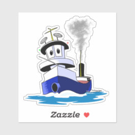 Wow vrachtschip sticker