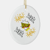 Wow Vrij-dag t-shirt Essential Keramisch Ornament (Rechts)