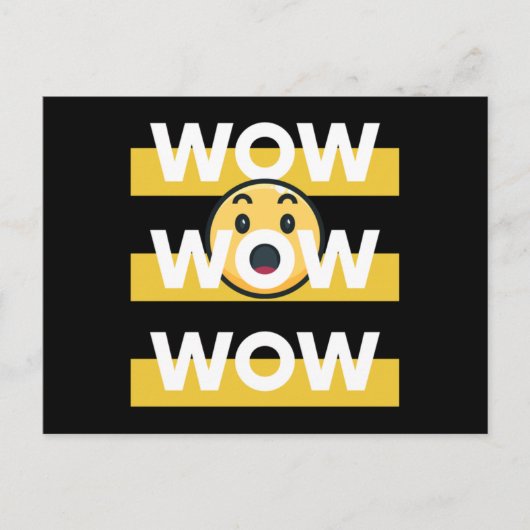 wow vrije dag Klassiek Briefkaart (Voorkant)