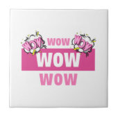 wow vrije dag Klassiek Tegeltje (Voorkant)