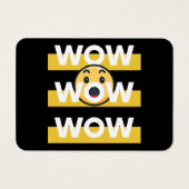 wow vrije dag Klassiek Visitekaartje (Achterkant)