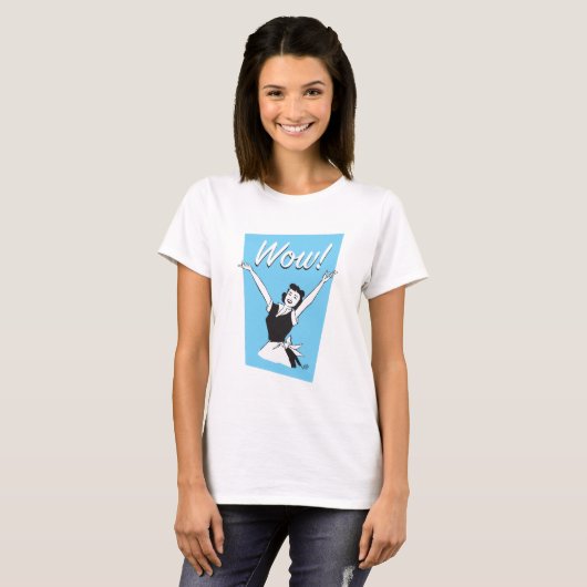 Wow! vrouw t-shirt (Voorkant volledig)
