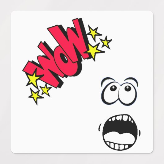 wow waleed labels (Design 1)