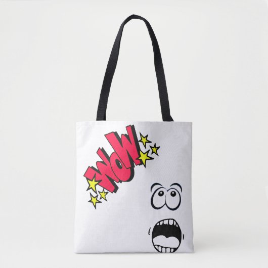 wow waleed tote bag (Voorkant)