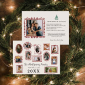 Wow wat een jaar | Familie Fotogalerij Muur Feestdagenkaart