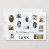 Wow wat een jaar | Familie Fotogalerij Muur Feestdagenkaart (Voorkant)