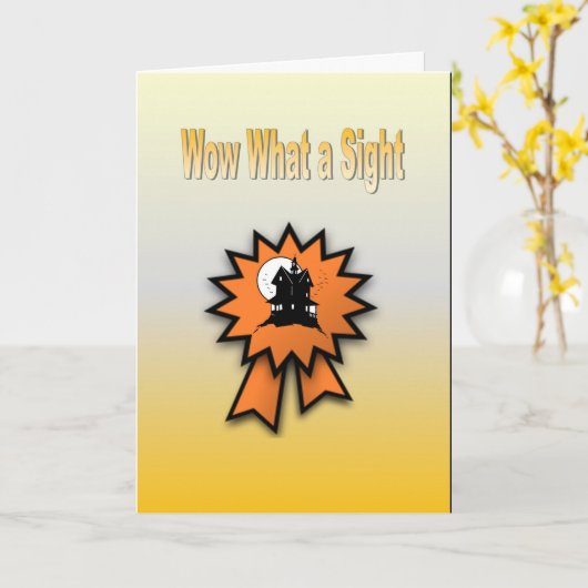 Wow Wat een zielig Kaart (Gele Bloem)